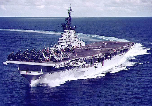 USS Philippine Sea CV-47 in the WesternPacific July_1955